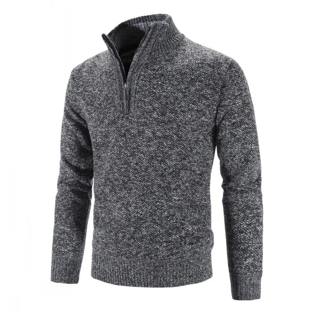 Elias | Cosy Half Zip Mens Knitted Jumper