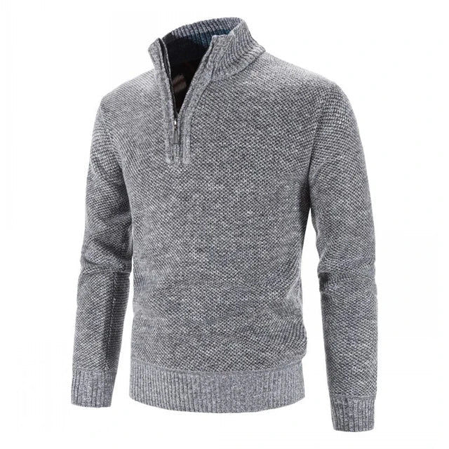 Elias | Cosy Half Zip Mens Knitted Jumper