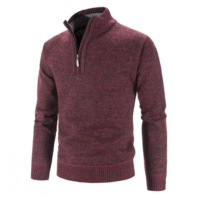 Elias | Cosy Half Zip Mens Knitted Jumper