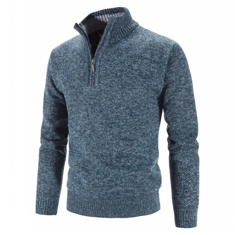 Elias | Cosy Half Zip Mens Knitted Jumper