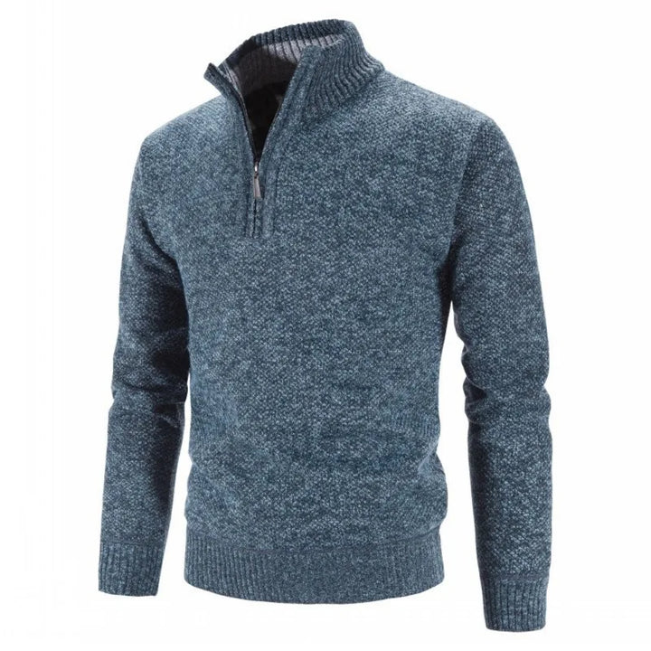 Elias | Cosy Half Zip Mens Knitted Jumper