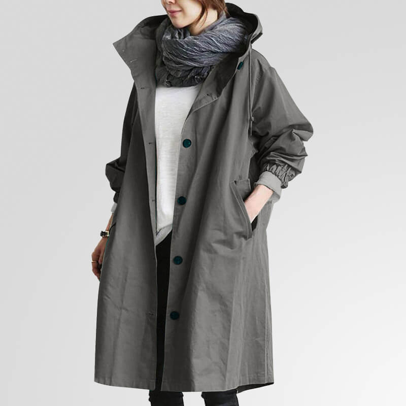 Eliza | Elegant Long Hooded Winter Coat