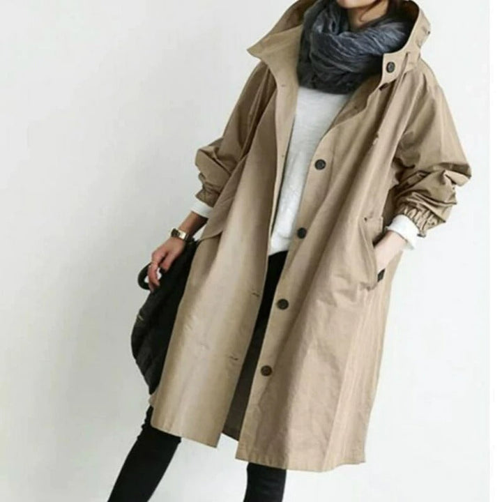 Eliza | Elegant Long Hooded Winter Coat