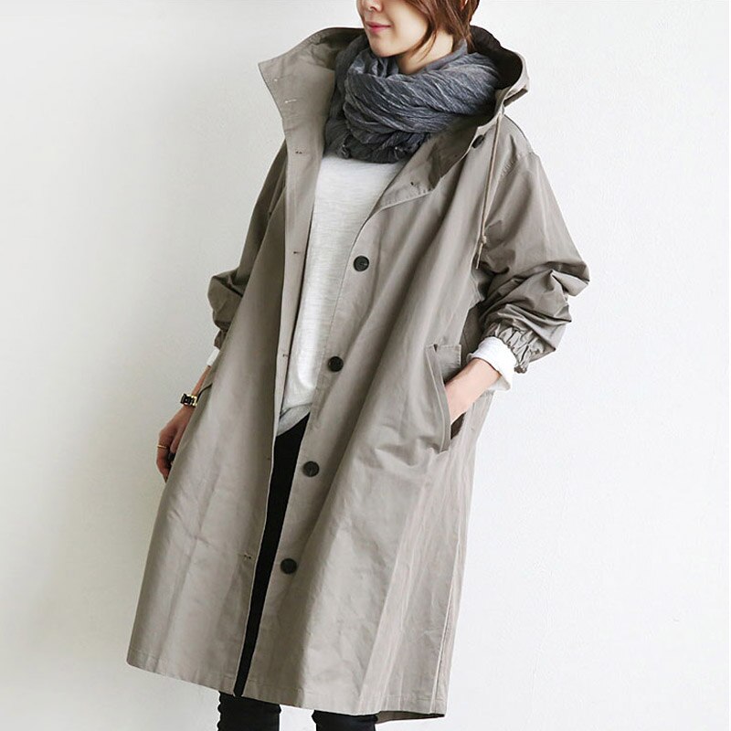 Eliza | Elegant Long Hooded Winter Coat