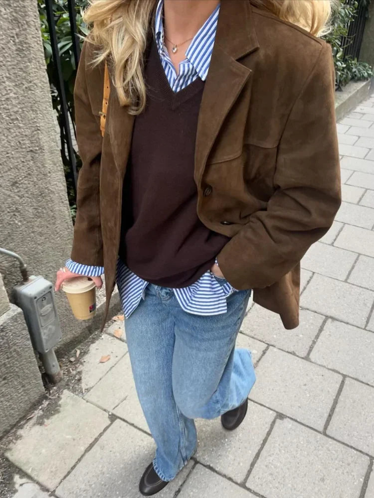 Elizabeth | Polished Oversized Single-Breasted Winter Coat