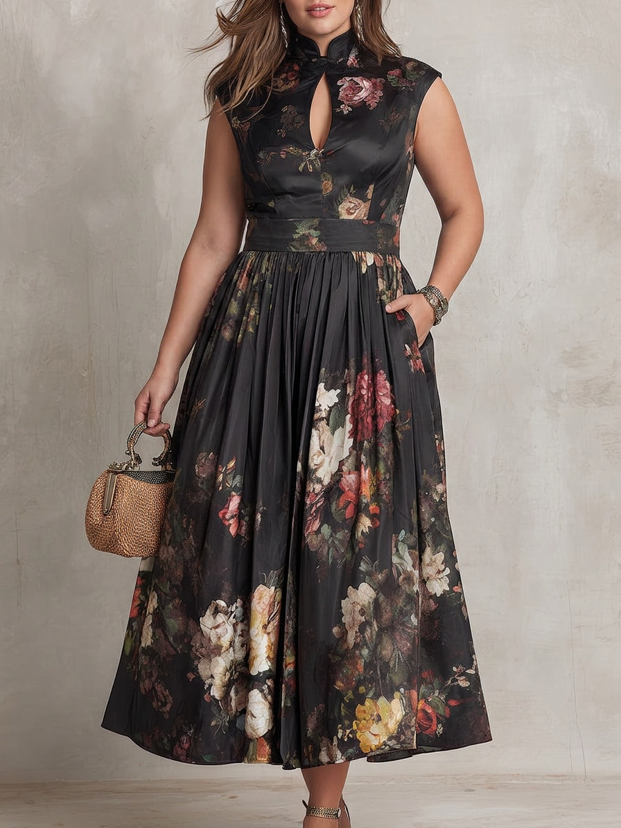 Ellie | Effortless Floral Pleated Party Dresses for Women