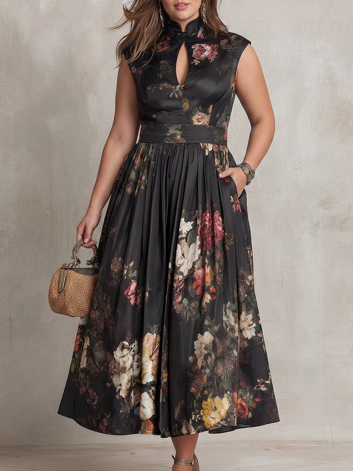 Ellie | Effortless Floral Pleated Party Dresses for Women