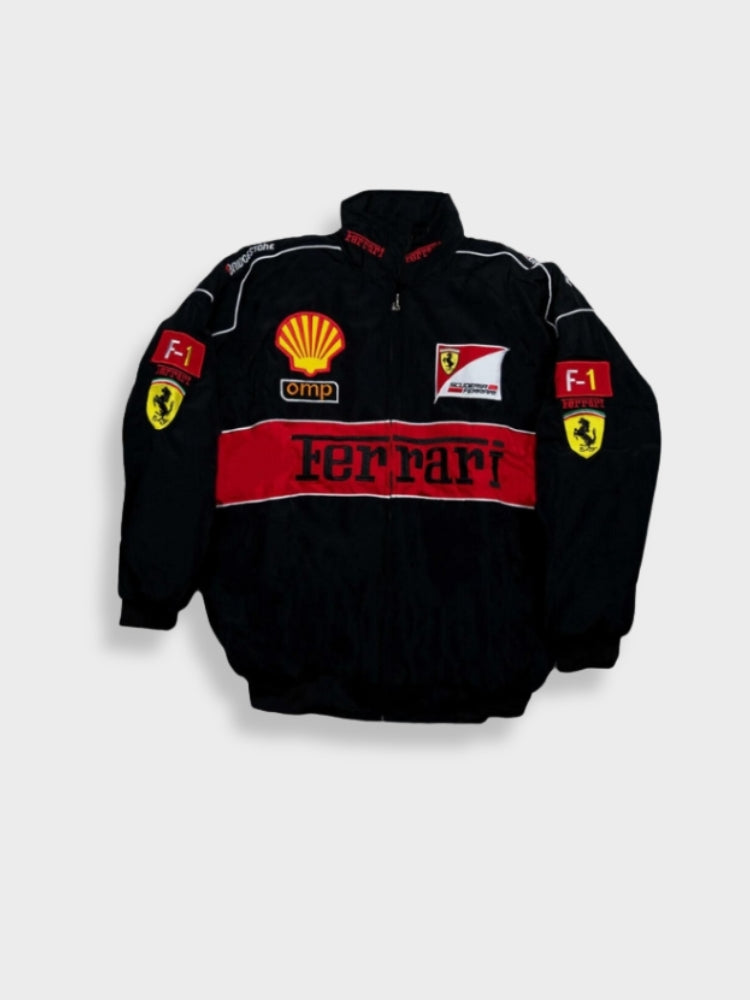 Elliot | Vintage Racing Mens Bomber Jacket with Patches
