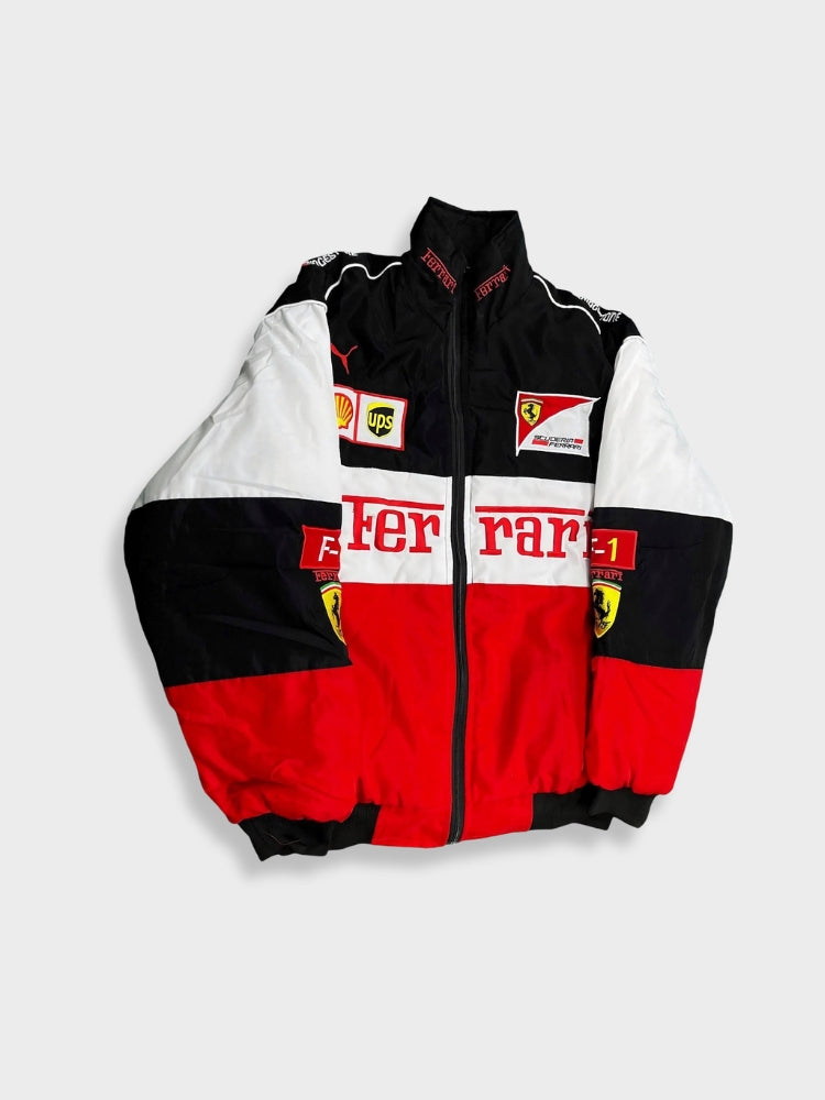 Elliot | Vintage Racing Mens Bomber Jacket with Patches