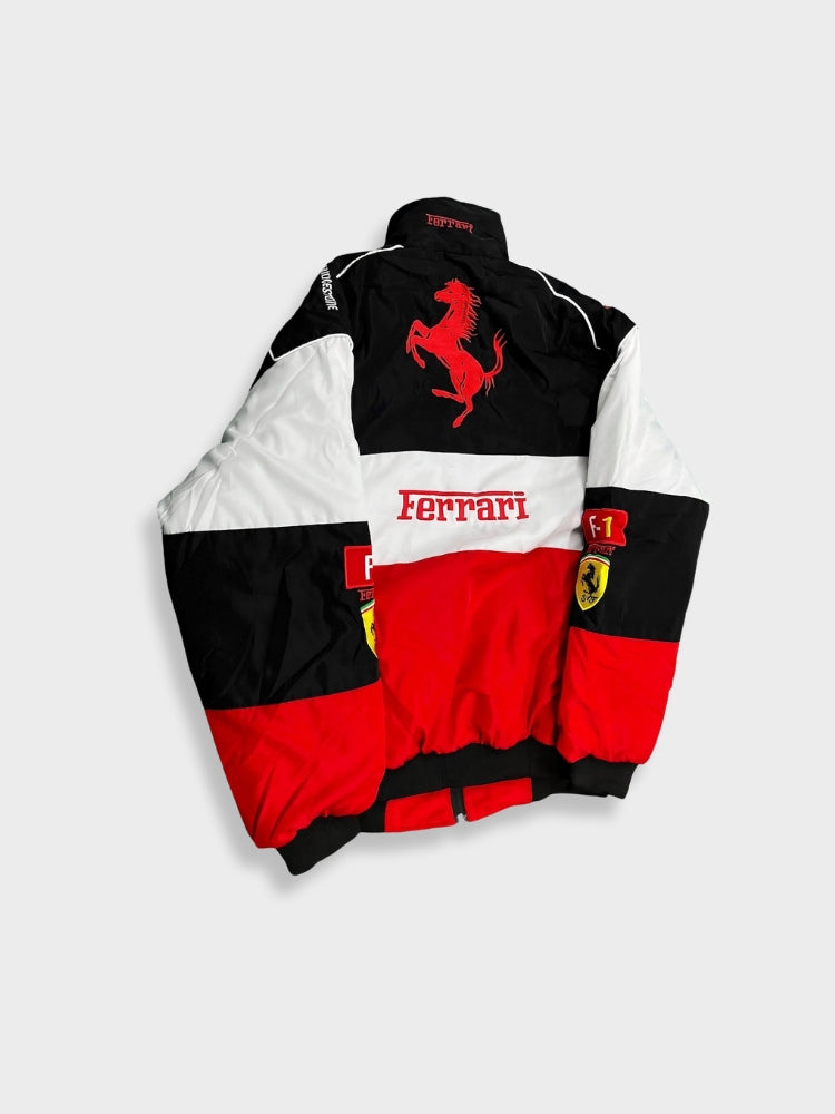 Elliot | Vintage Racing Mens Bomber Jacket with Patches