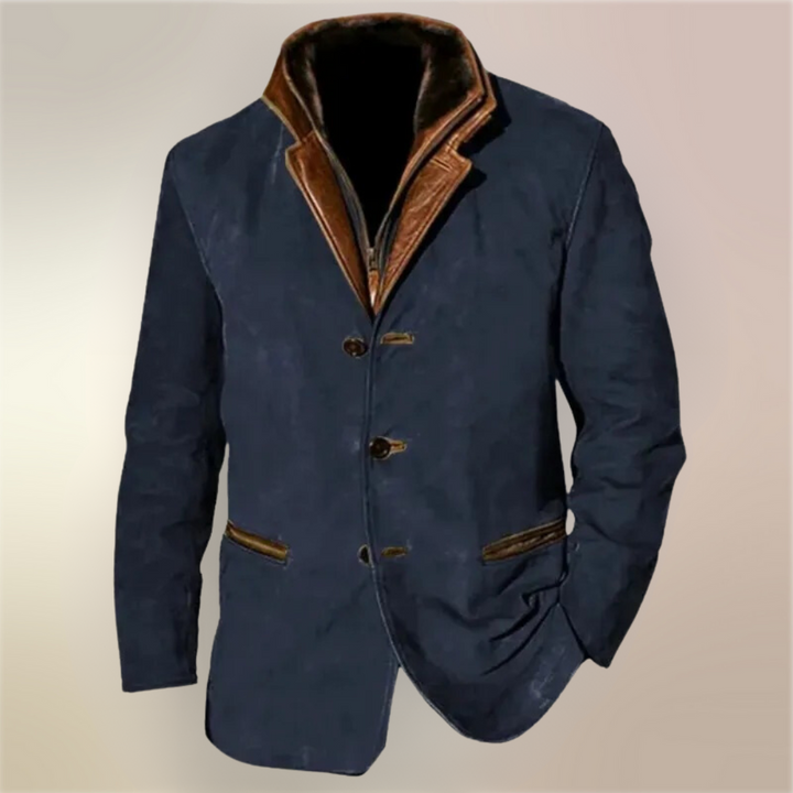 Ellis | Vintage High Collar Mens Winter Jacket