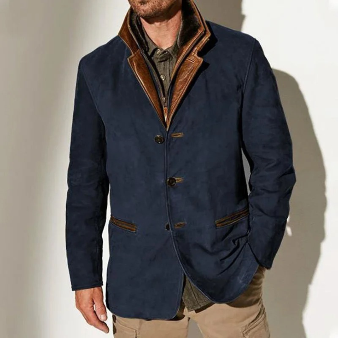 Ellis | Vintage High Collar Mens Winter Jacket