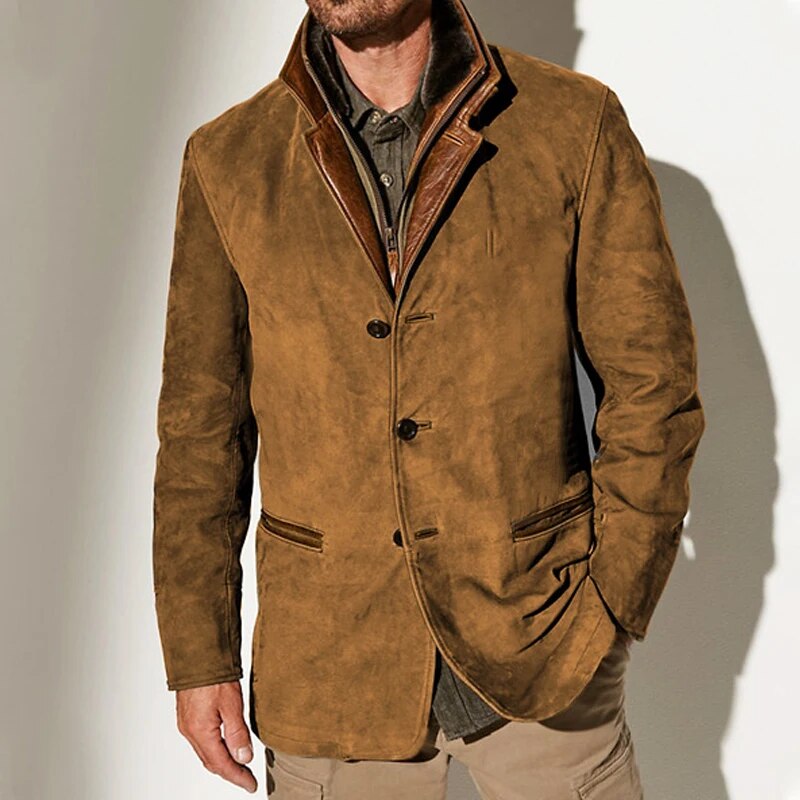 Ellis | Vintage High Collar Mens Winter Jacket