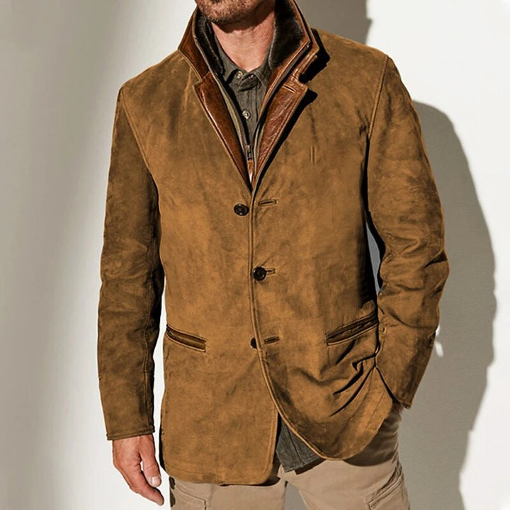 Ellis | Vintage High Collar Mens Winter Jacket
