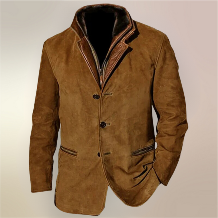 Ellis | Vintage High Collar Mens Winter Jacket