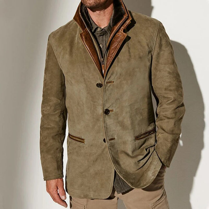 Ellis | Vintage High Collar Mens Winter Jacket