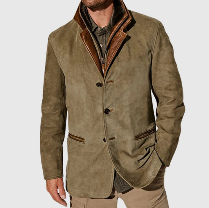 Ellis | Vintage High Collar Mens Winter Jacket