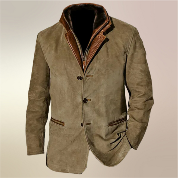 Ellis | Vintage High Collar Mens Winter Jacket