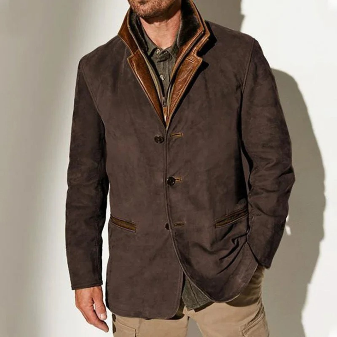 Ellis | Vintage High Collar Mens Winter Jacket