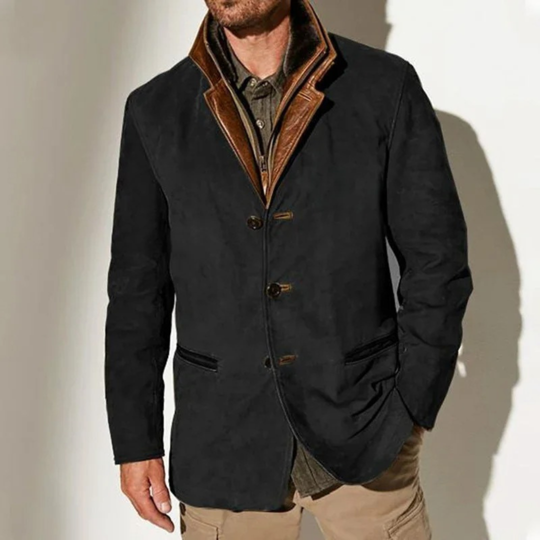 Ellis | Vintage High Collar Mens Winter Jacket