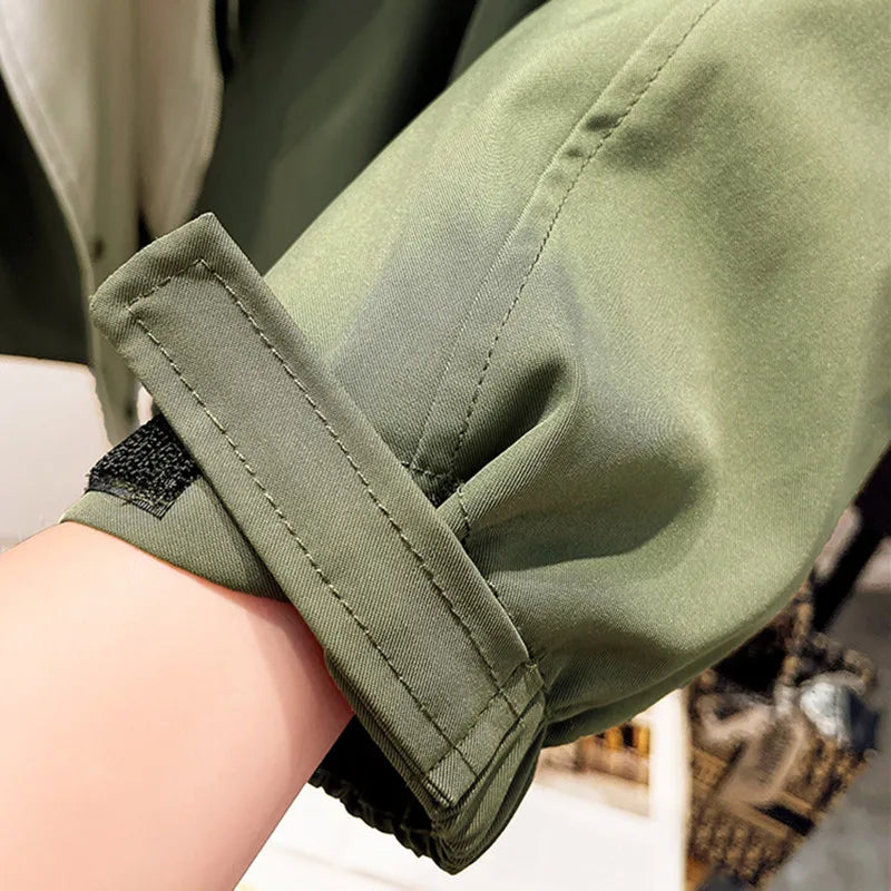Emilia | Stylish Wide Collar Drawstring Waist Winter Jacket