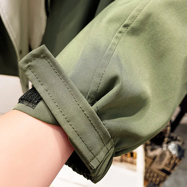Emilia | Stylish Wide Collar Drawstring Waist Winter Jacket