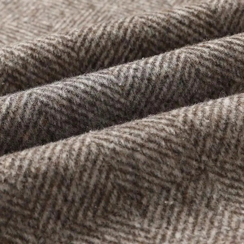 Enzo | Classic Herringbone Mens Winter Jacket