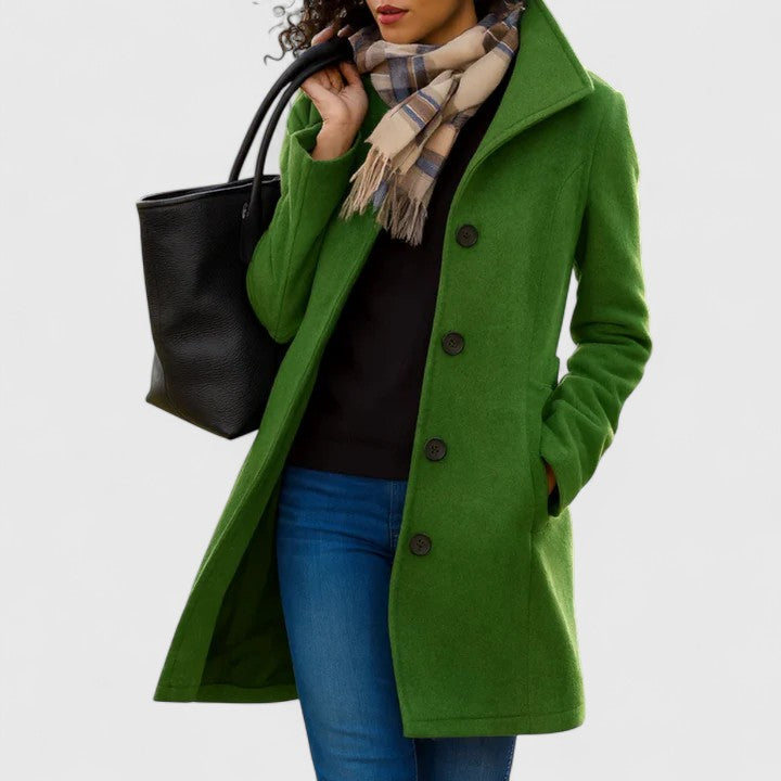 Esme | Cosy Longline Button Front Long Jacket