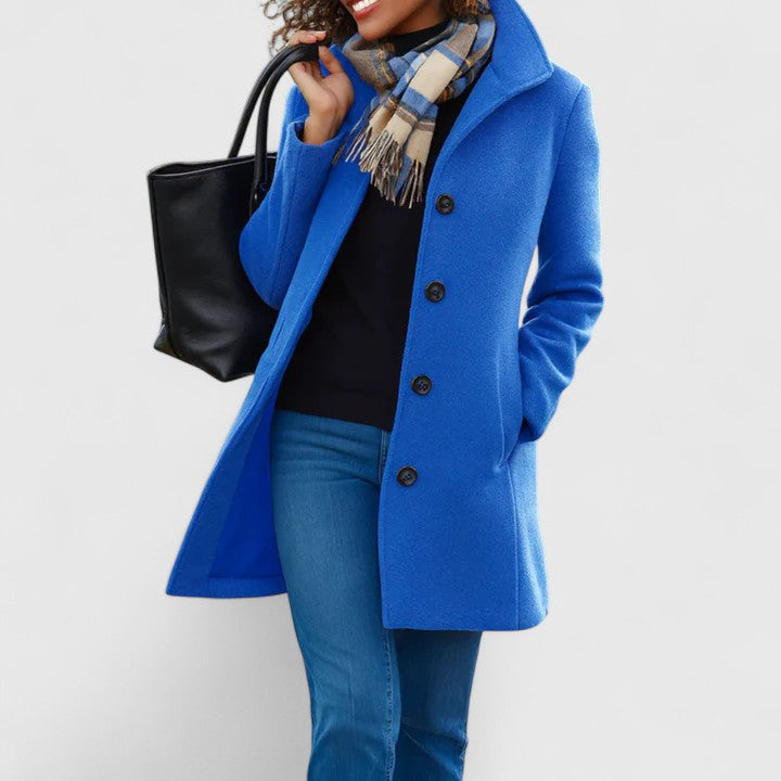 Esme | Cosy Longline Button Front Long Jacket