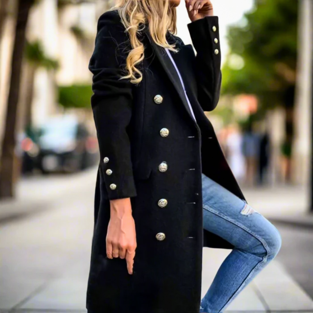 Esme | Double-Breasted Mid Length Winter Coat