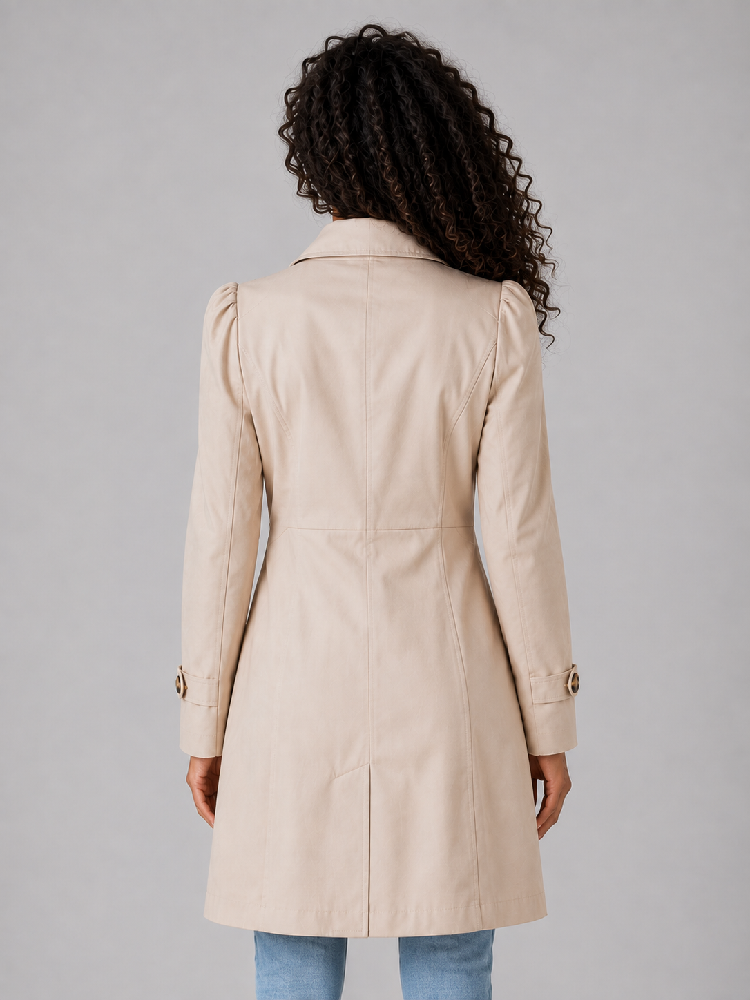 Evelyn | Refined Tailored Longline Trench Long Jacket