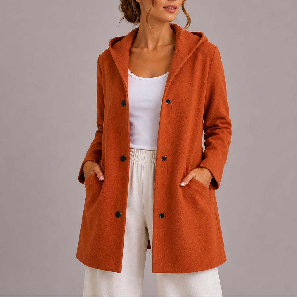 Evie | Relaxed Hooded Cardigan Jacket with Pockets