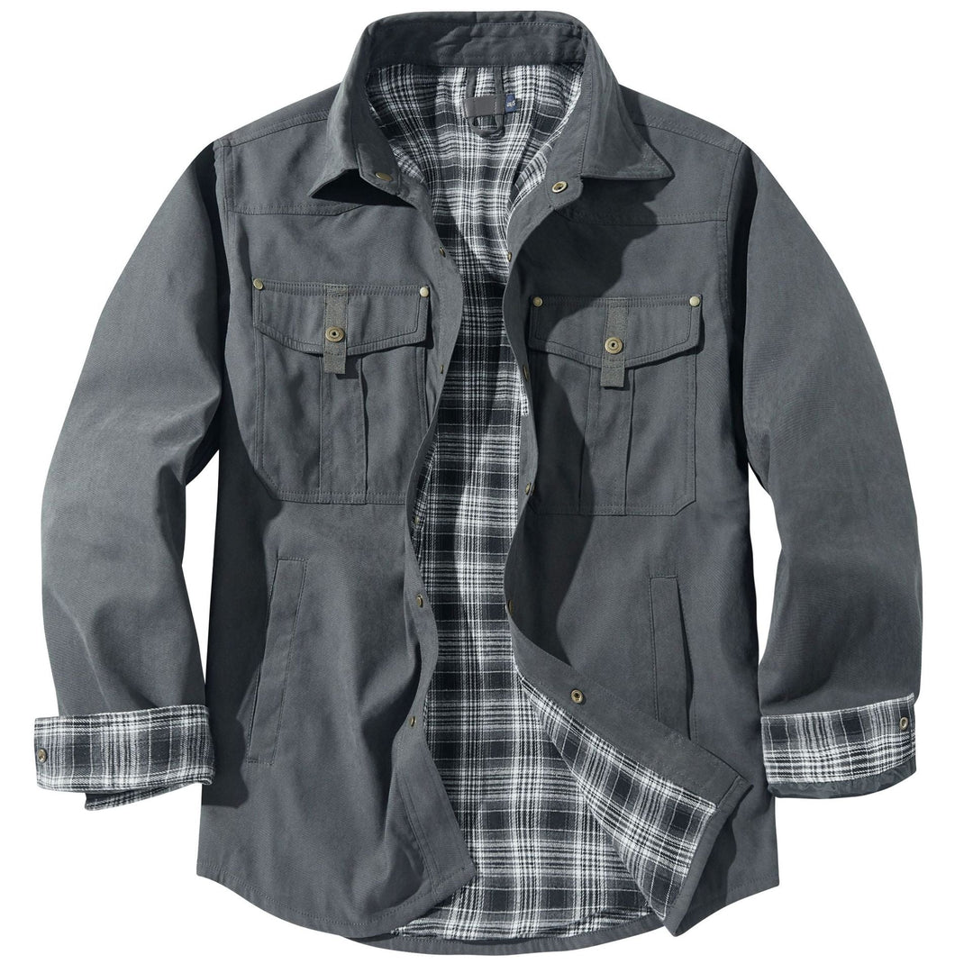 Felix | Retro Check-Lined Mens Winter Jacket