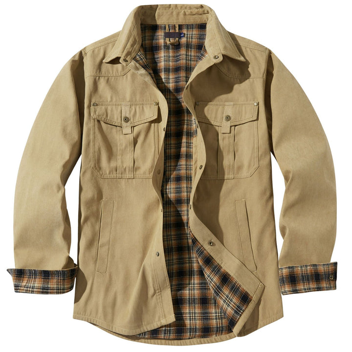 Felix | Retro Check-Lined Mens Winter Jacket