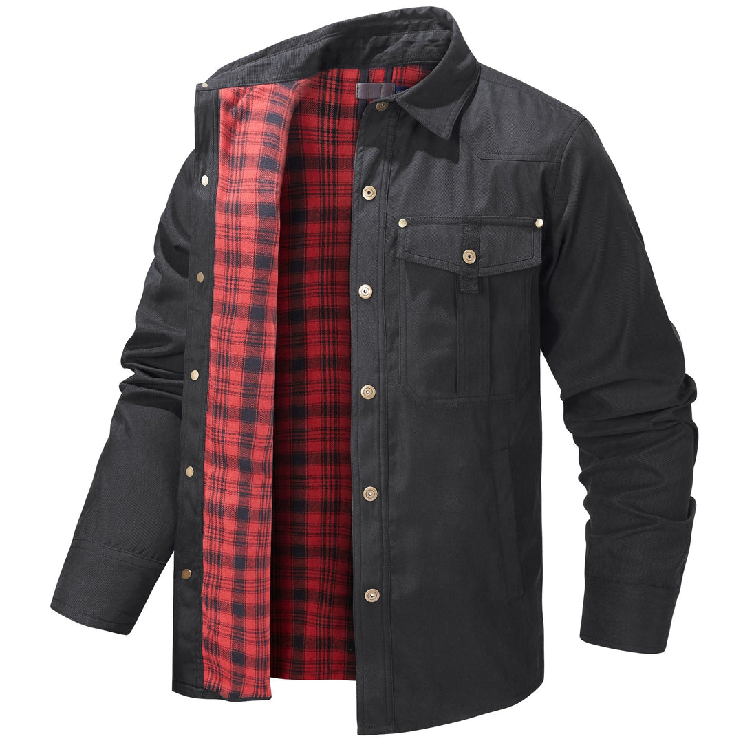 Felix | Retro Check-Lined Mens Winter Jacket