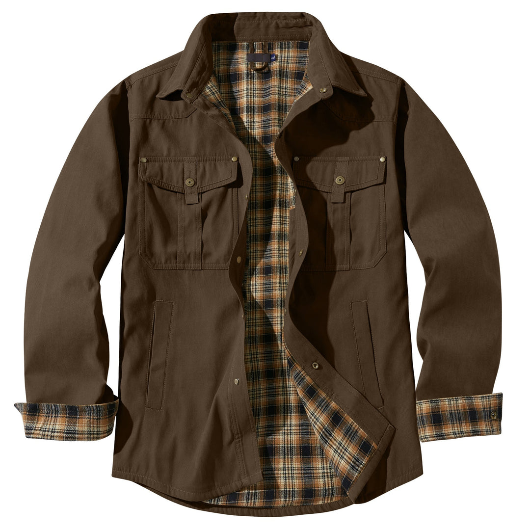 Felix | Retro Check-Lined Mens Winter Jacket