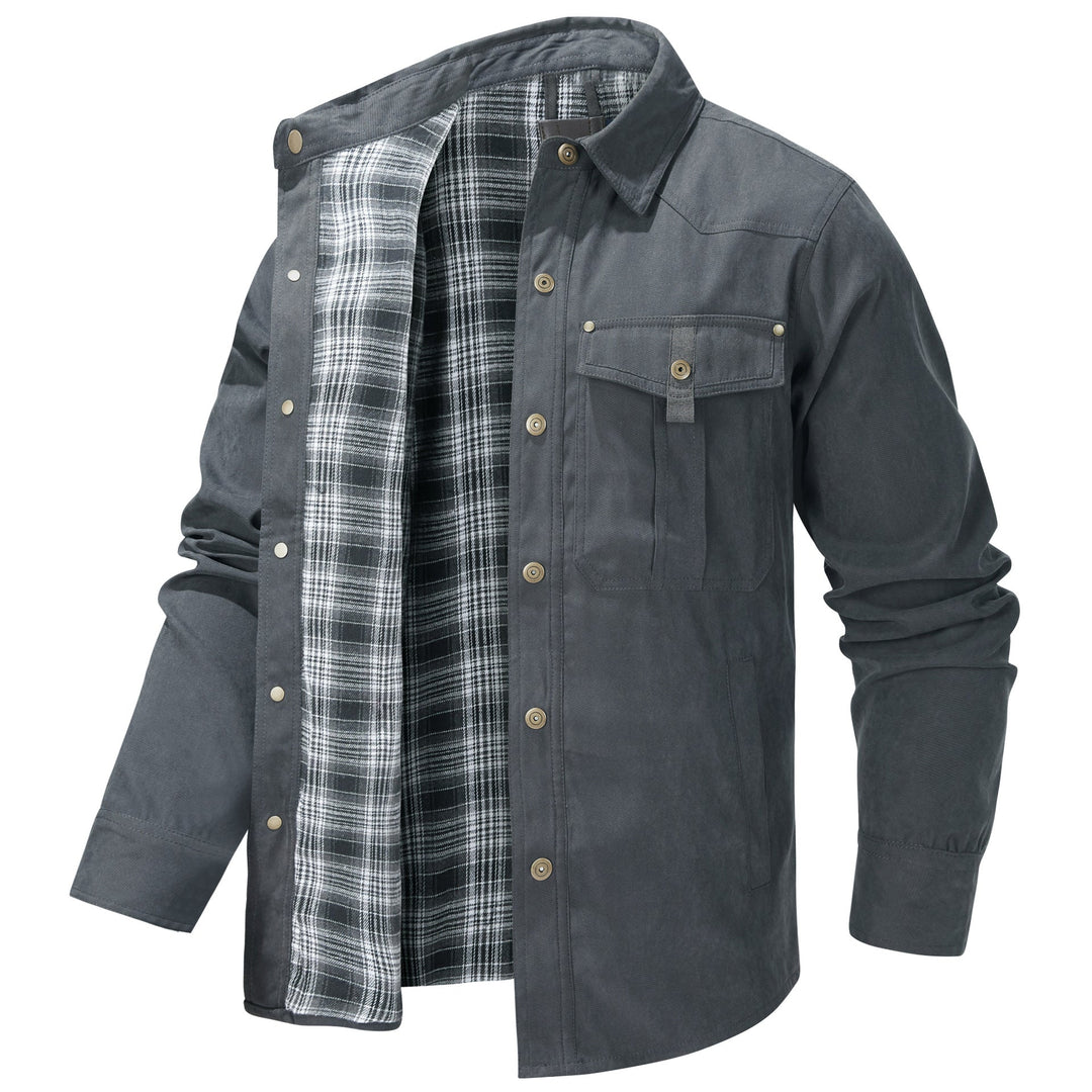 Felix | Retro Check-Lined Mens Winter Jacket