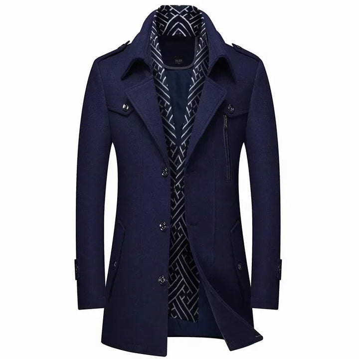 Felix | Sophisticated Single-Breasted Mens Winter Coat