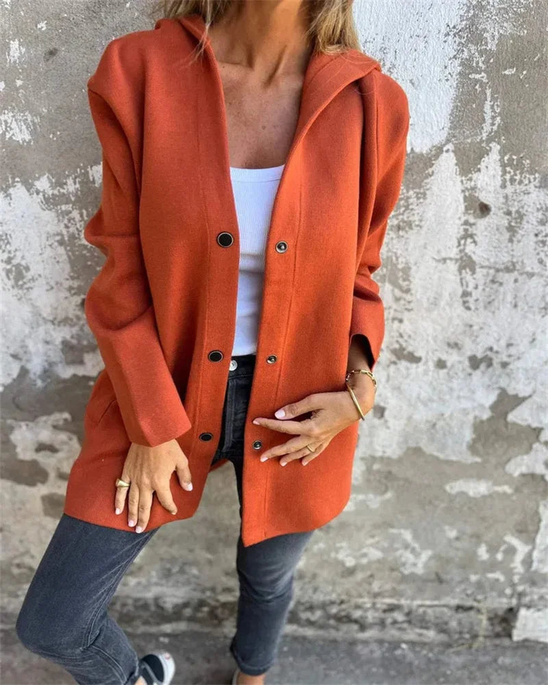 Florence | Chic Longline Hooded Winter Coat