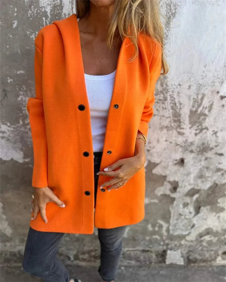 Florence | Chic Longline Hooded Winter Coat