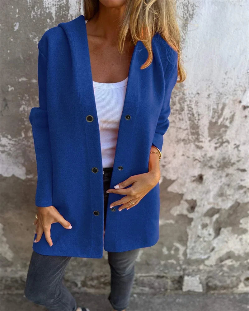 Florence | Chic Longline Hooded Winter Coat