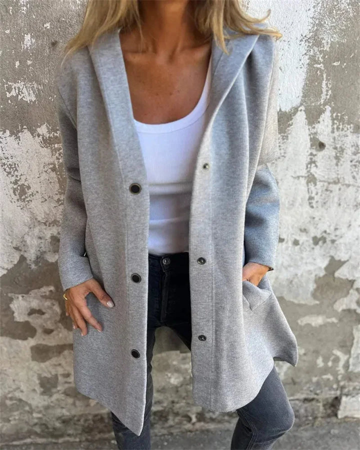 Florence | Chic Longline Hooded Winter Coat