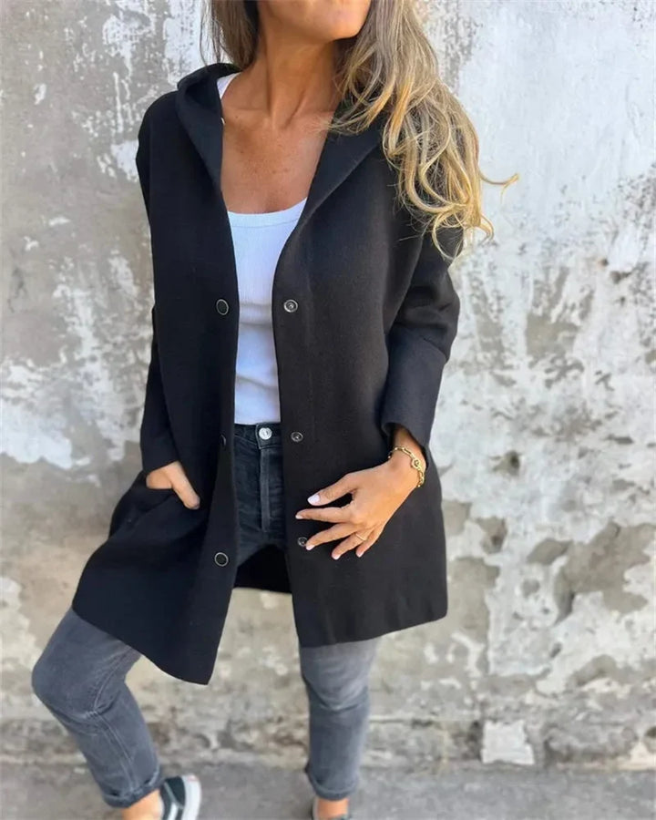 Florence | Chic Longline Hooded Winter Coat