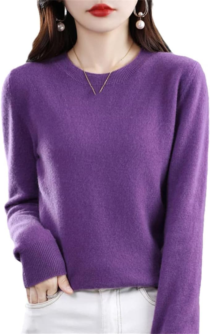 Florence | Sophisticated High Neck Long Sleeve Knitted Jumper