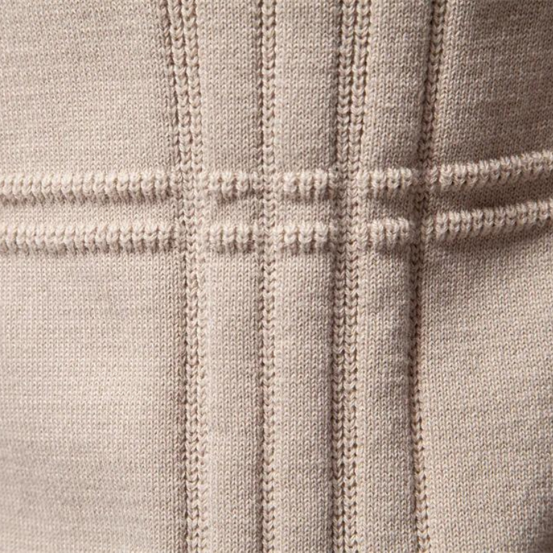Frankie | Classic Textured Crew Neck Mens Knitted Jumper
