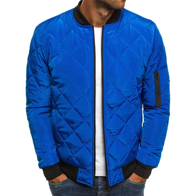 Freddie | Elegant Quilted Diamond Bomber Jacket