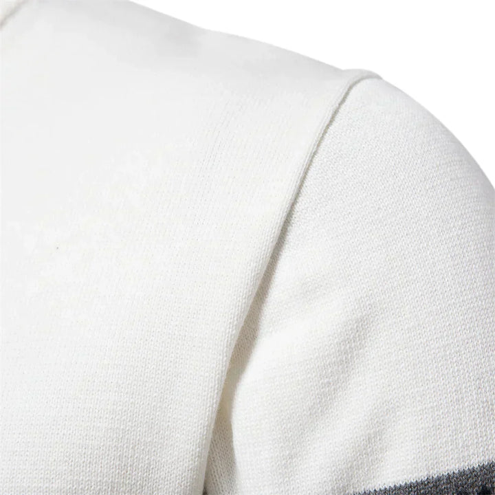 Frederick | Half Zip Fair Isle Mens Knitted Jumper