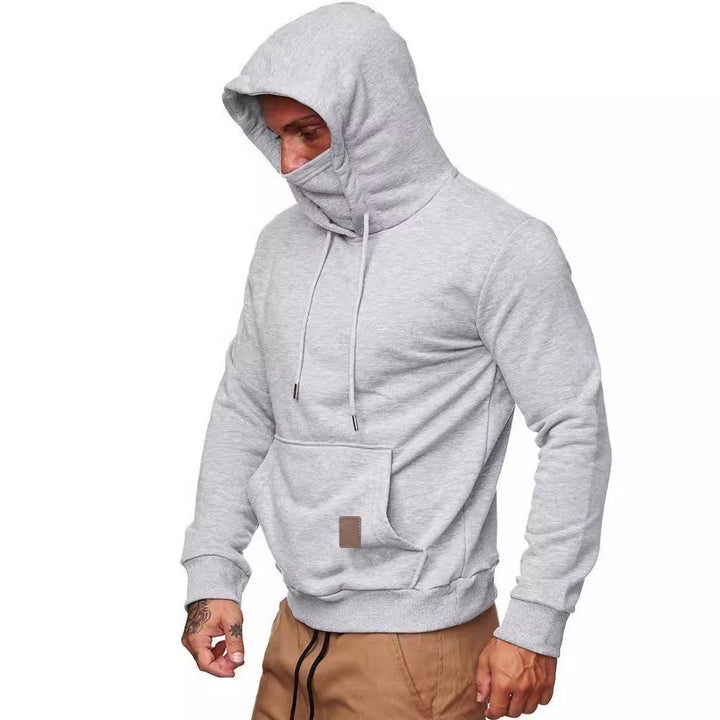 Frederick | Muscle Fit Masked Pullover Mens Hoodie