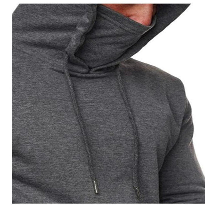 Frederick | Muscle Fit Masked Pullover Mens Hoodie