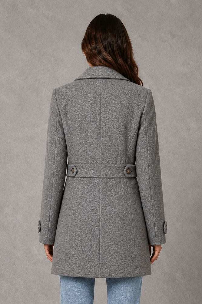 Freya | Sophisticated Tailored Longline Plus Size Coat